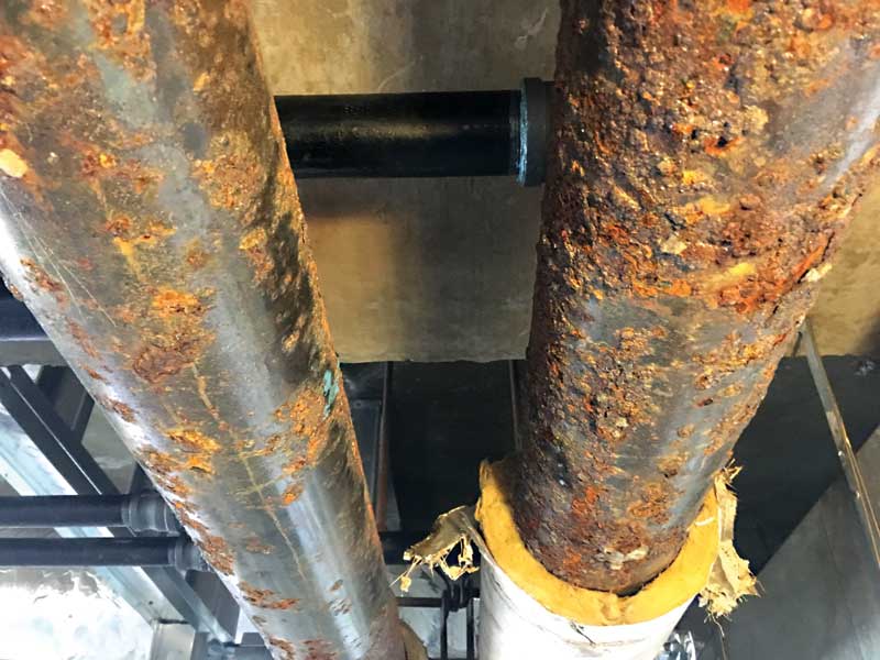 Detect pipe corrosion